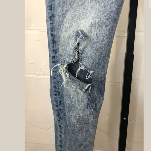 Zara Basic Z1975 Jeans Distressed Ripped Skinny - Picture 2 of 10